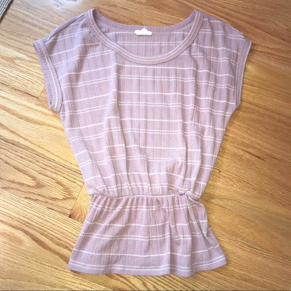 Pink Striped Top by Sienna Sky Sz M